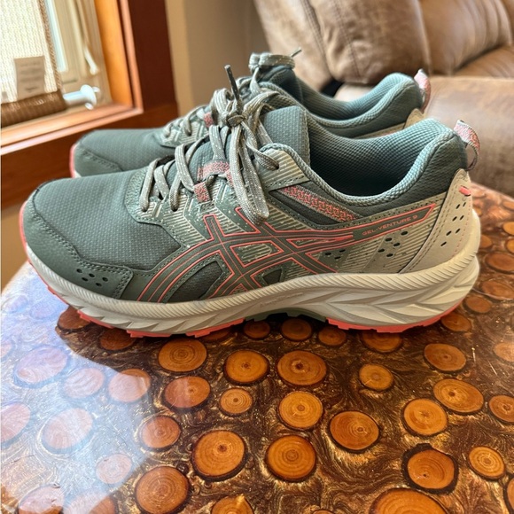 ASICS GEL-VENTURE 9 Running Shoes Ivy/Papaya Size 9.5 - Picture 2 of 9